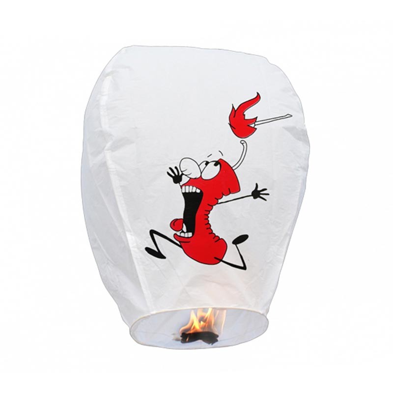 White Paper No Flame Eco Friendly Chinese Lanterns