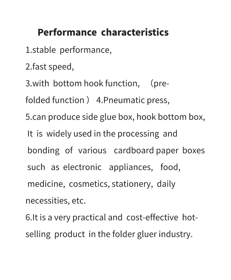 Total length 9.6m automatic lock bottom folder gluer for cardboard box folding machine