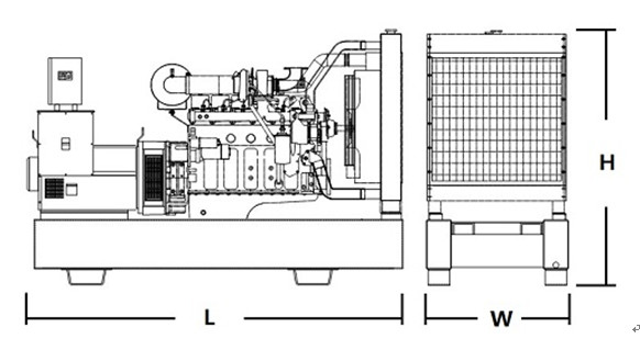 200KVA Emergency Diesel Generator , Emergency Electric Generator For Hospital