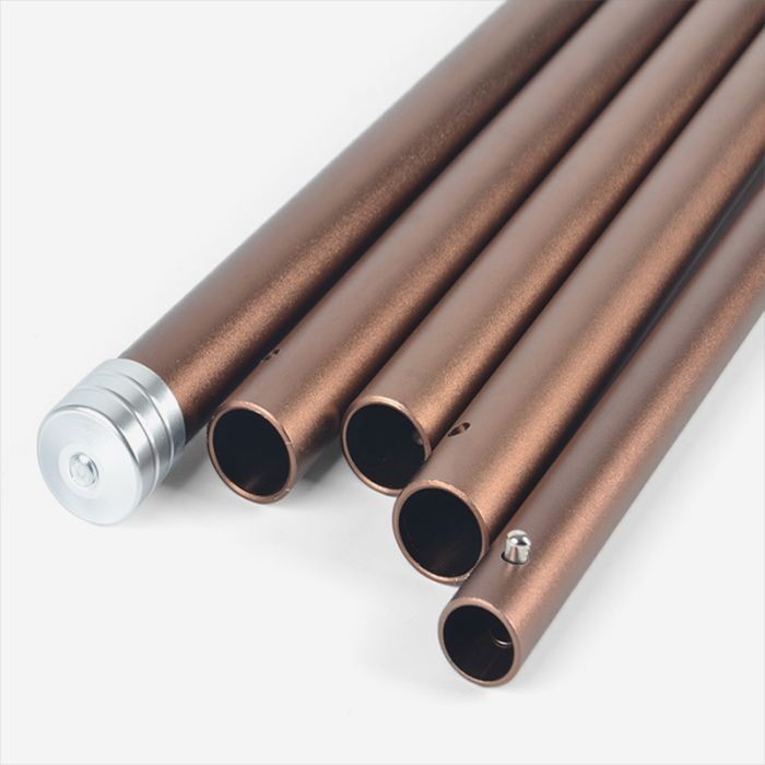 Collapsible Adjustable Tent Poles 2000x19mm With Rubber Band