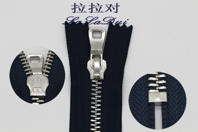 Normal Teeth Brass / Aluminum Purse Zippers 8# 25cm High End Design Close End