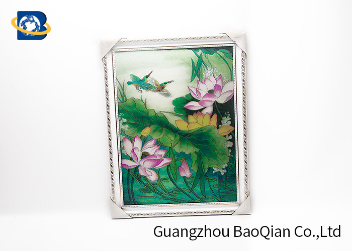 PET / PP 3D Lenticular Pictures Printing Beauiful Flower Pattern For Home Decoration