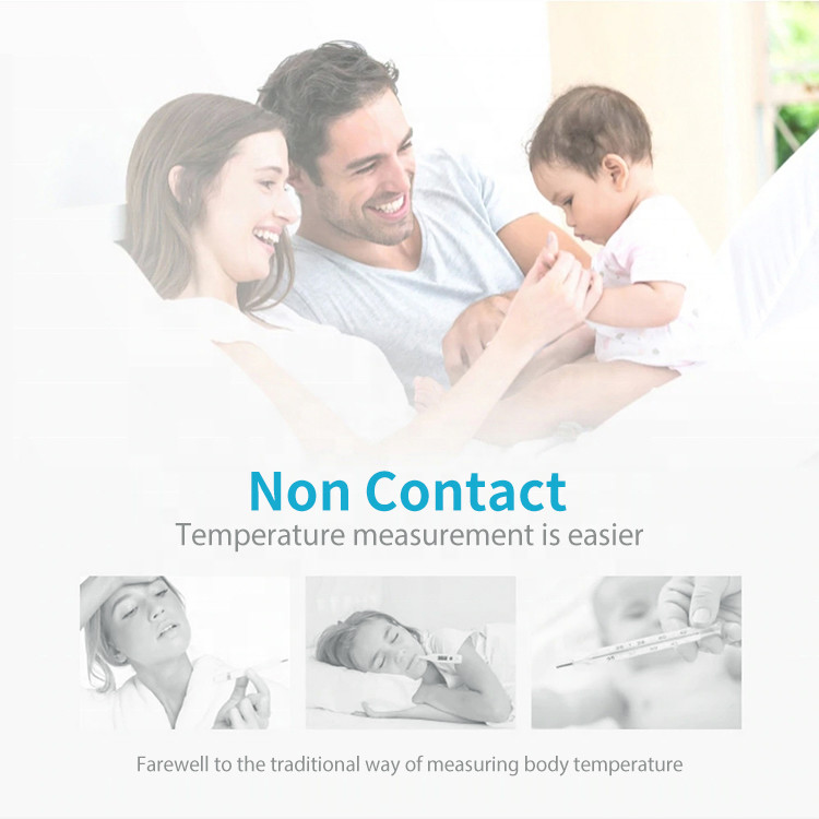 Smart fever digital infrared forehead thermometer CE FDA Certificated