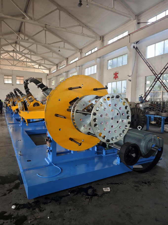 250RPM 1250mm Skip Strander Bow Type Cable Machine