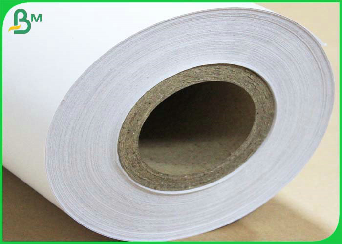 White 20lb Bond Paper 2" Core CAD Plotter Paper For Copy Service Shops 