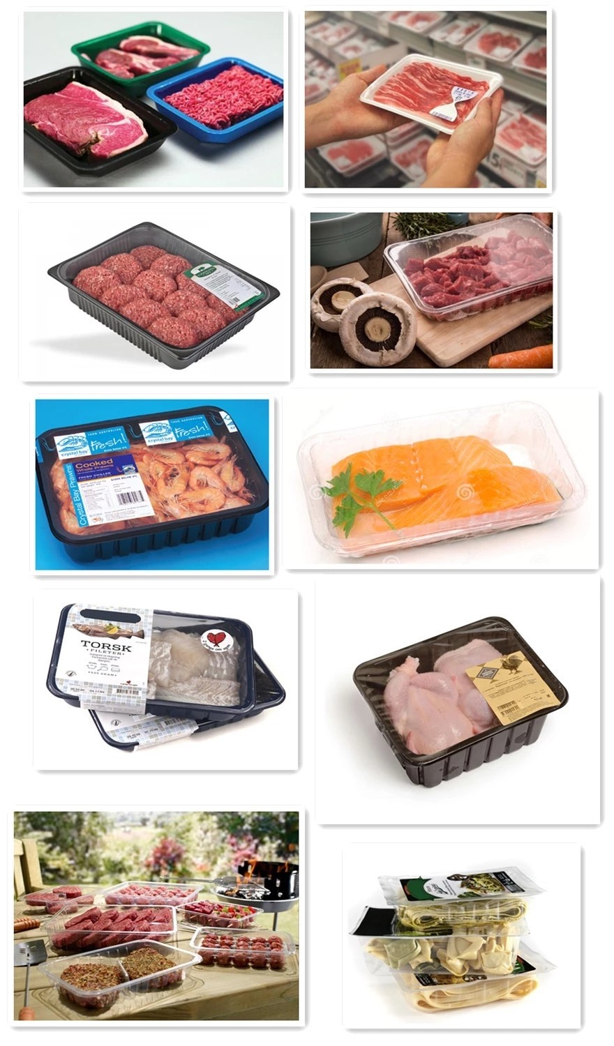 Gas Flushing Fruit Vegetable Packing Machine , Vacuum Sealing Equipment