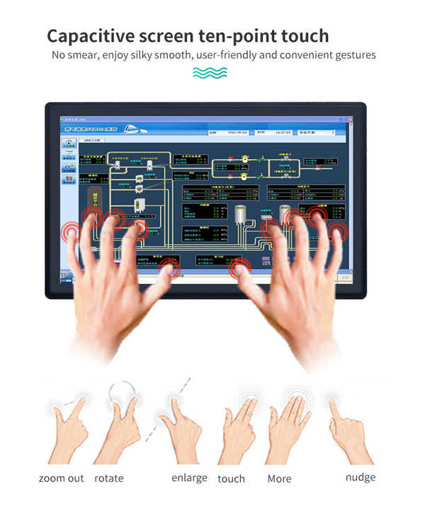 Outdoor Industrial Touch Screen Display IP65 IP67 IP68 Waterproof