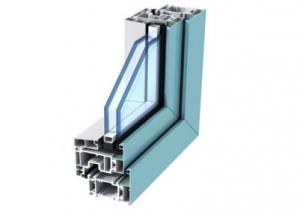 Buy cheap Anodized Aluminum Door Extrusions / Double Layer Tempered Glass Aluminum Structural Framing product