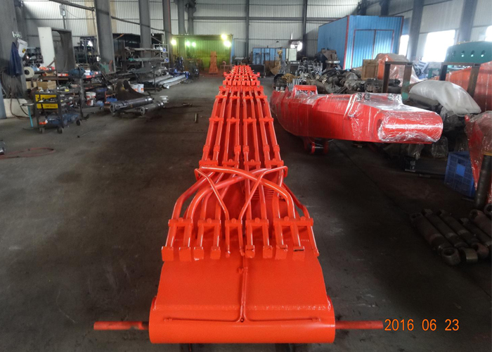 Excavator Spare Parts 22 Meter High Reach Demolition Boom For Doosan DX520 Excavator