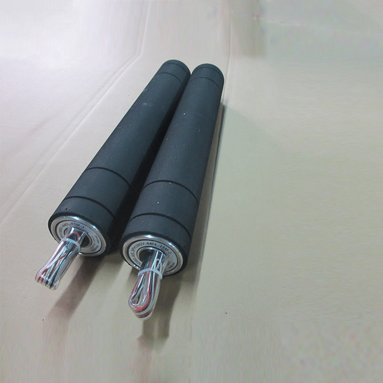 Transporting Goods Motorized Conveyor Rollers Rubber Coated 1 Year Warranty