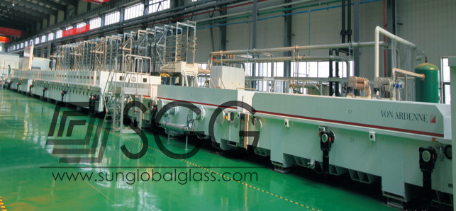 5mm blue reflective glass