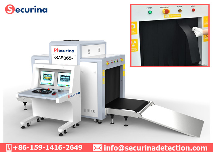 Airport X Ray Baggage Scanner 200000 Images Storage 160KV Anode Voltage