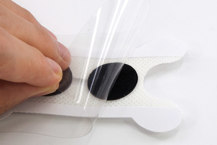 Swallow electrode pads with adhesive gel for TENS and EMS stimulator