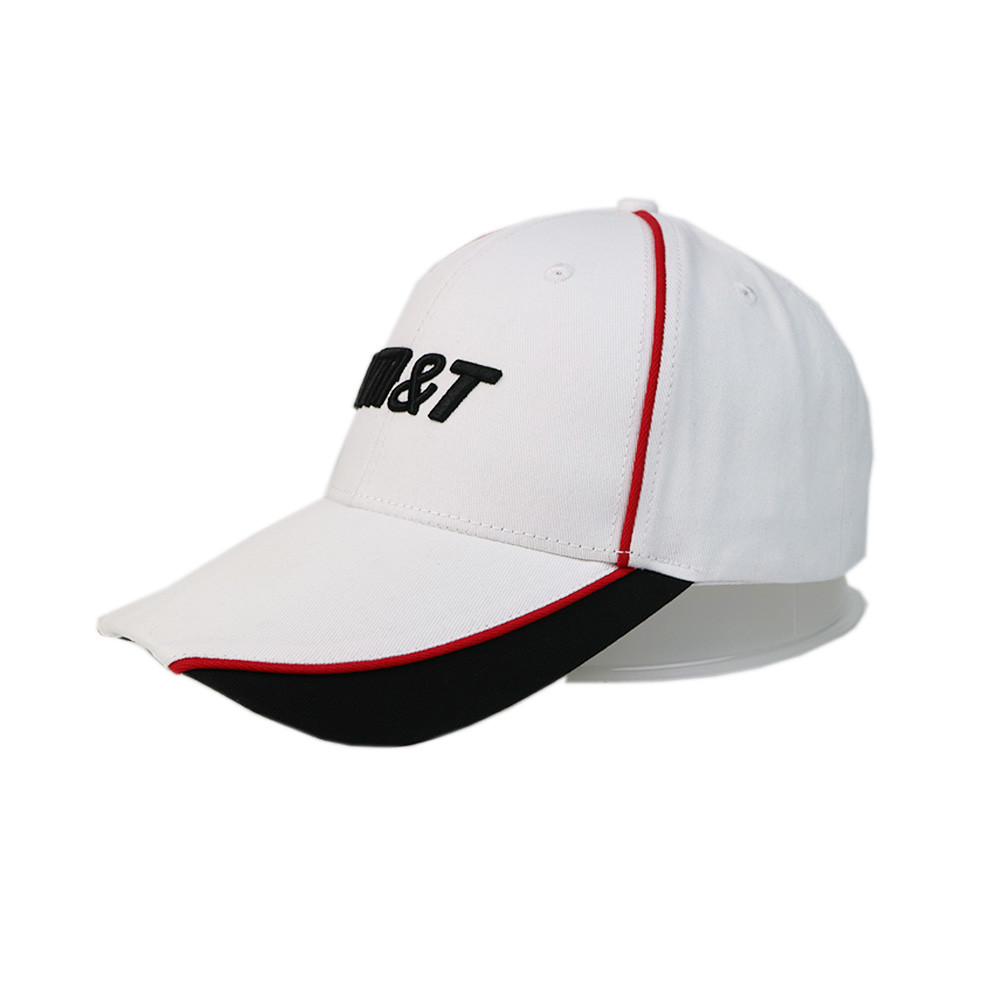 Summer Flat Embroidered Dad Cap , 3D Embroidered 100% Cotton Twill Curved Brim Sports Hats