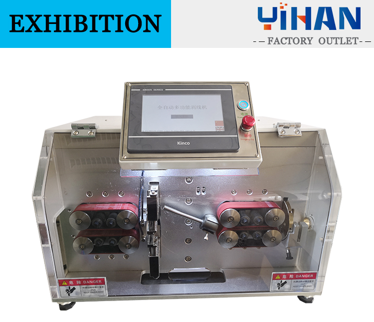 Sheathed Cable Peeling and Cutting Machine for 120kg Cables 1-120mm Stripping Length