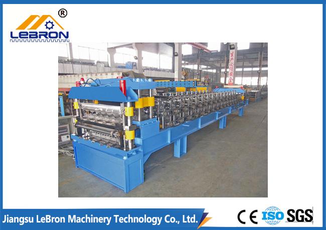 Color steel tile , corrugated roof double layer roof sheet roll forming machine / double layer roll forming machine