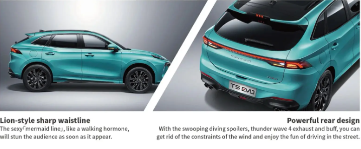 2024 Dongfeng Forthing T5 EVO SUV 1.5T FWD Auto Left Steering Petrol Vehicle with Integral Body Structure and Curb Weight of 1000-2000kg