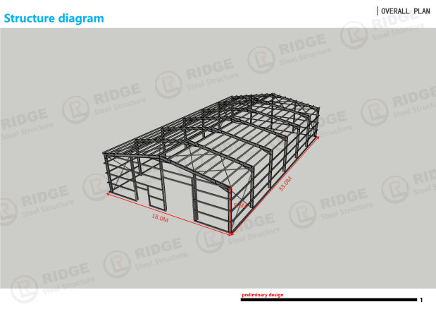 Agricultural Industrial Steel Buildings , Modern Easy Build Metal Shed Warehouse