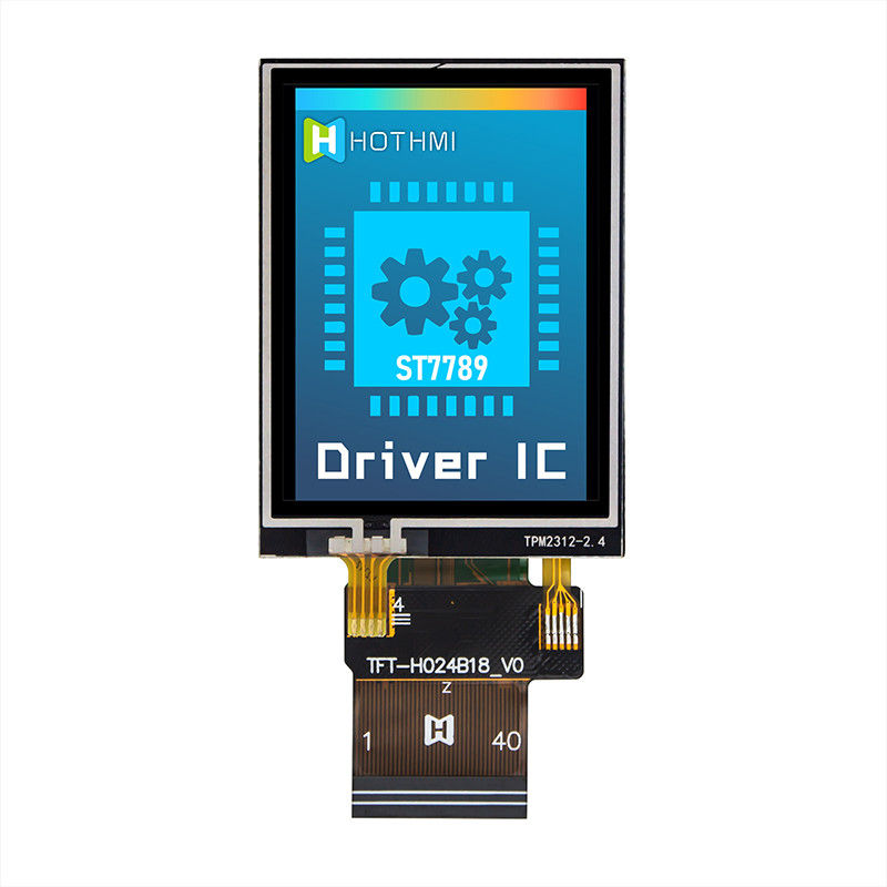 2.4 Inch IPS 240x320 TFT Display Panel ST7789V Sunlight Readable With Resistive Touch Panel