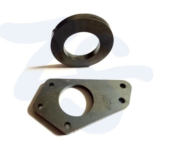 Welding Parts Laser Cutting Fabrication Stainless Steel Flat Flange For Railway Industry