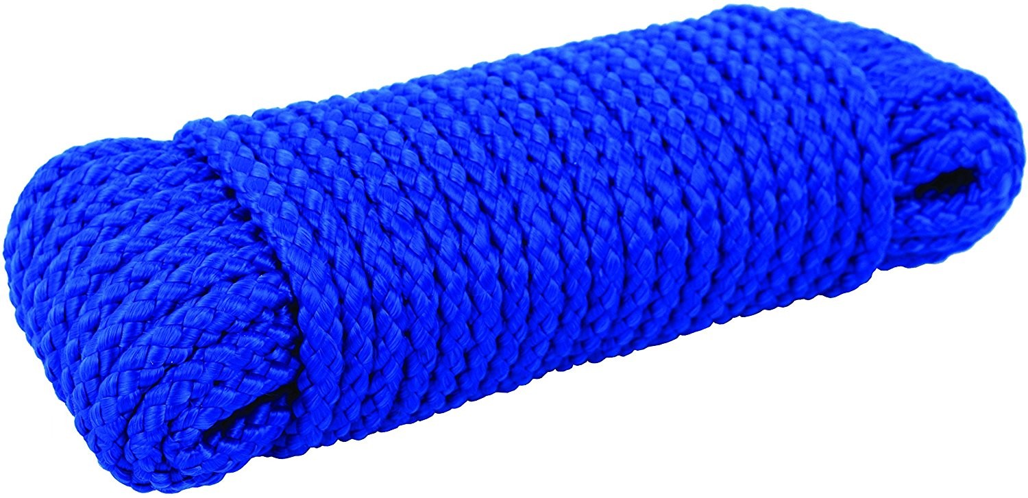 8 Or 16 Strands Diamond Braided Rope Hollow Braided Polypropylene Rope