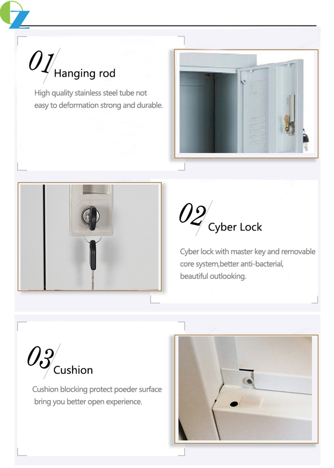KD Structure 12 Door Steel Locker 0.7Mm thickness for Office School