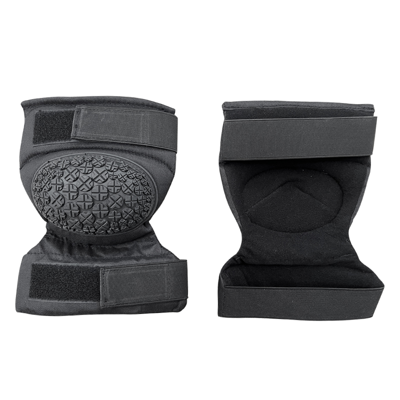 One Size Fits All Black Knee Elbow Pads for Sports Training Protection