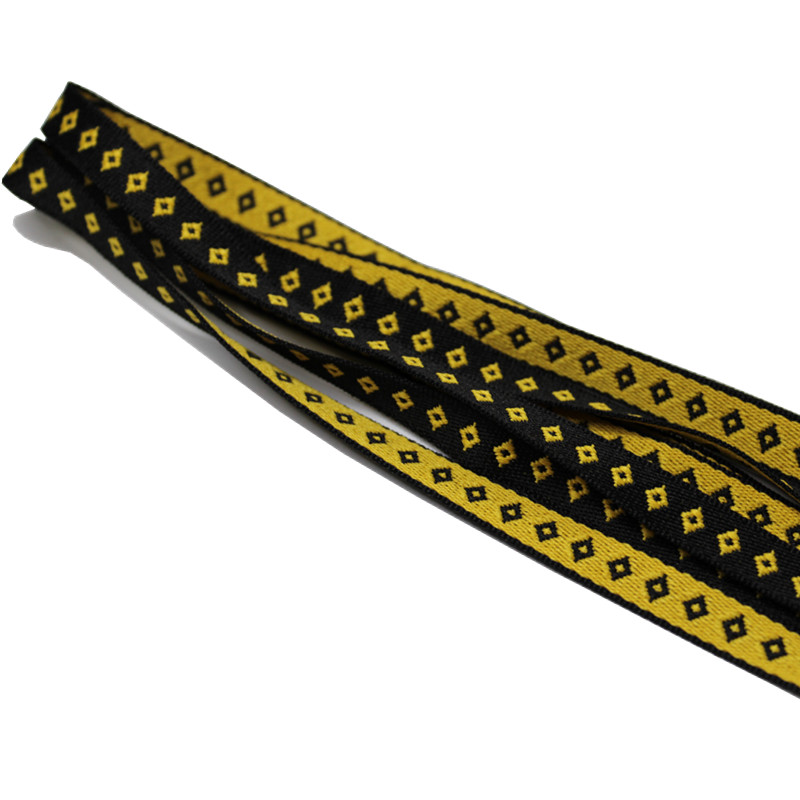 Customized Woven Jacquard Webbing 100% Polyester For Bag Strap