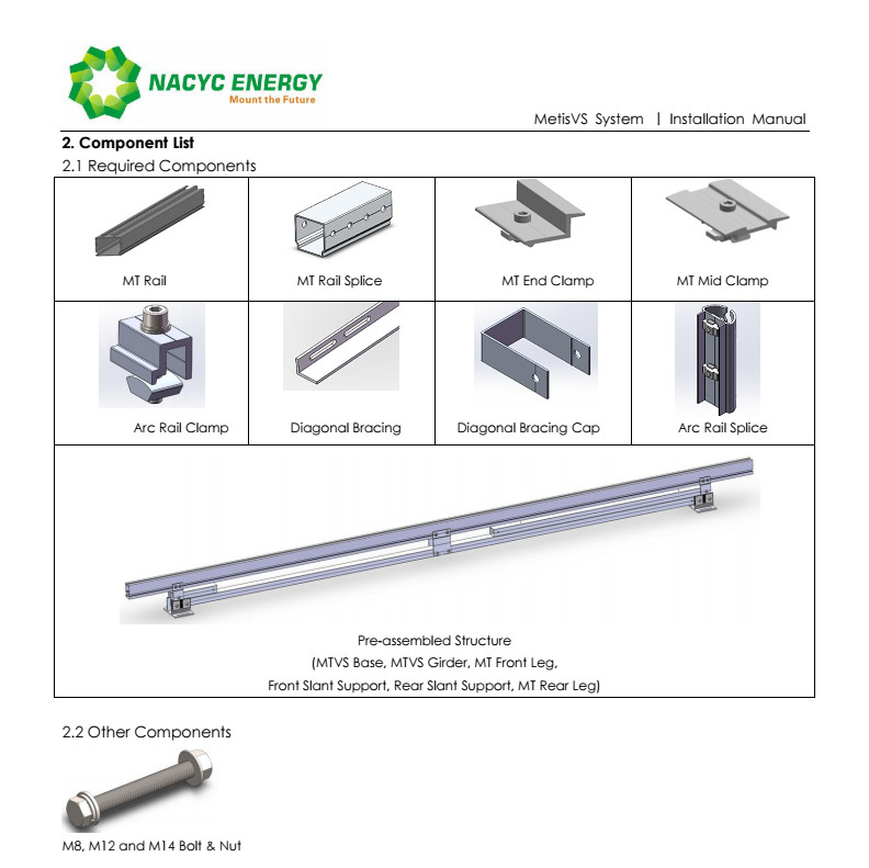 200 watt 300 watt Solar Panel Pole Mount High Quality Solar Panel Support Pole Mount Suitable for Rolling Ground