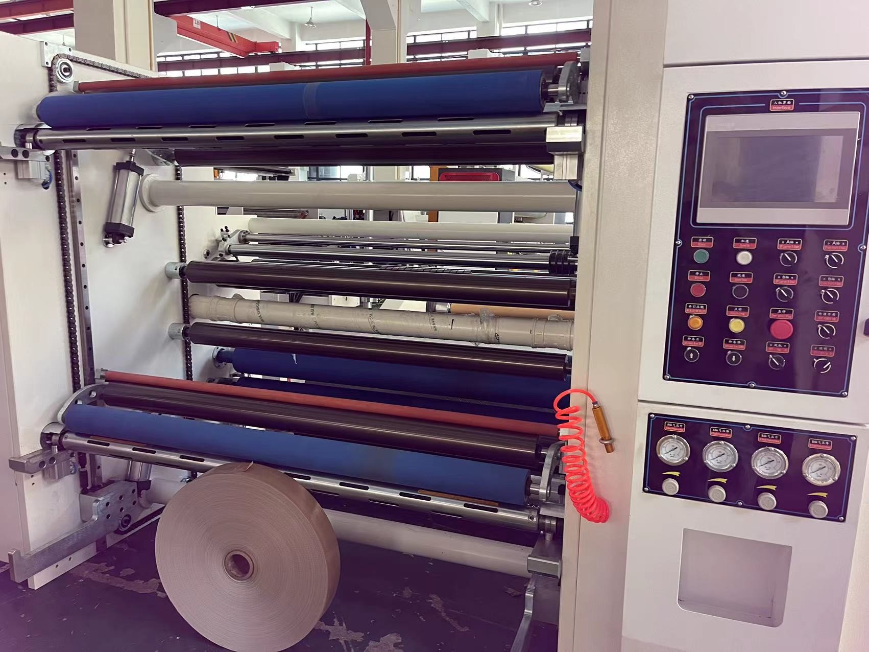 1350mm Tape Slitter Rewinder High Speed 30g/M2~350g/M2