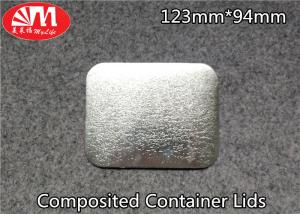 Paper / Aluminium Foil Container Lid 60-120 Micron Thickness FDA Certificated