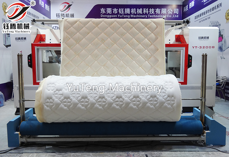 computerized Mattress Quilting Machinery Double Chain Stitch Multi Needle