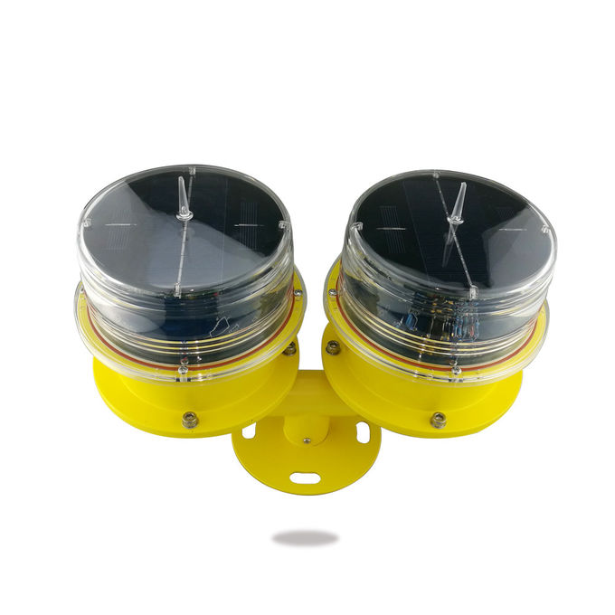 Aviation Double Warning Light , High Building Obstruction Lights LED 32cd Low Intensity