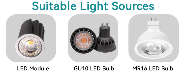 IP44 GU10 Recessed Spotlight Anti-Glare Aluminum Frame For Commercial
