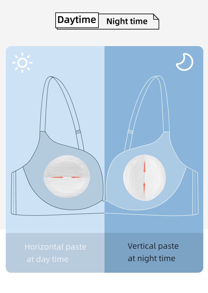 Maternity Mom Care Disposable Breast Pads Custom Size for Nursing and Breastfeeding