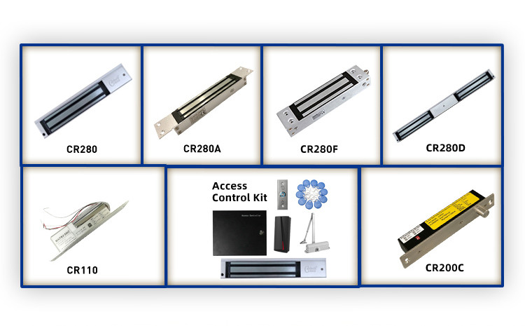 Magnetic Frameless Glass Door Locks