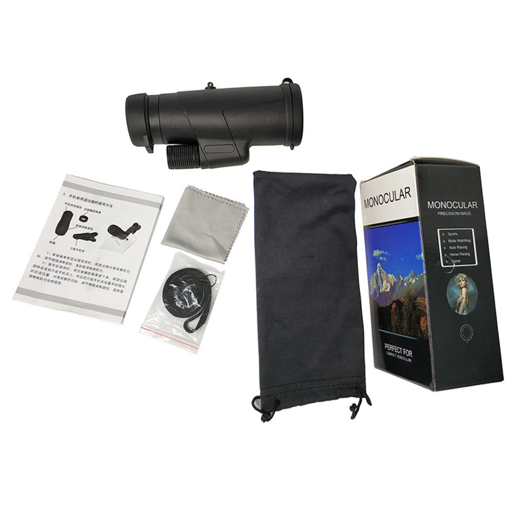 IPX7 Waterproof Mobile Phone Telescope , 12x50 Monocular Telescope For Smartphone