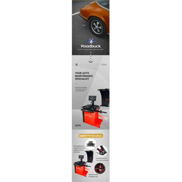 Compact Automotive Tire Balancer For High Precision Balancing Of Tires
