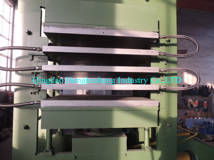 4 6 Layers Foam Rubber Sheets Vulcanizing Press EVA Mat Foaming Machine