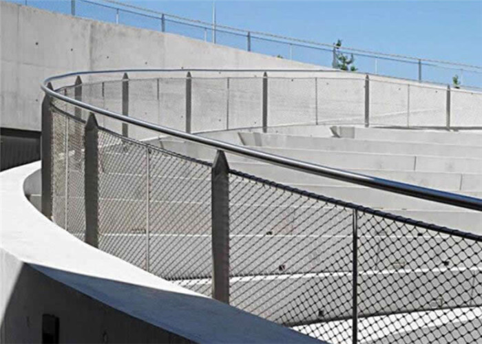 CE Decorative Railing Fence SS316L Ferrule Mesh