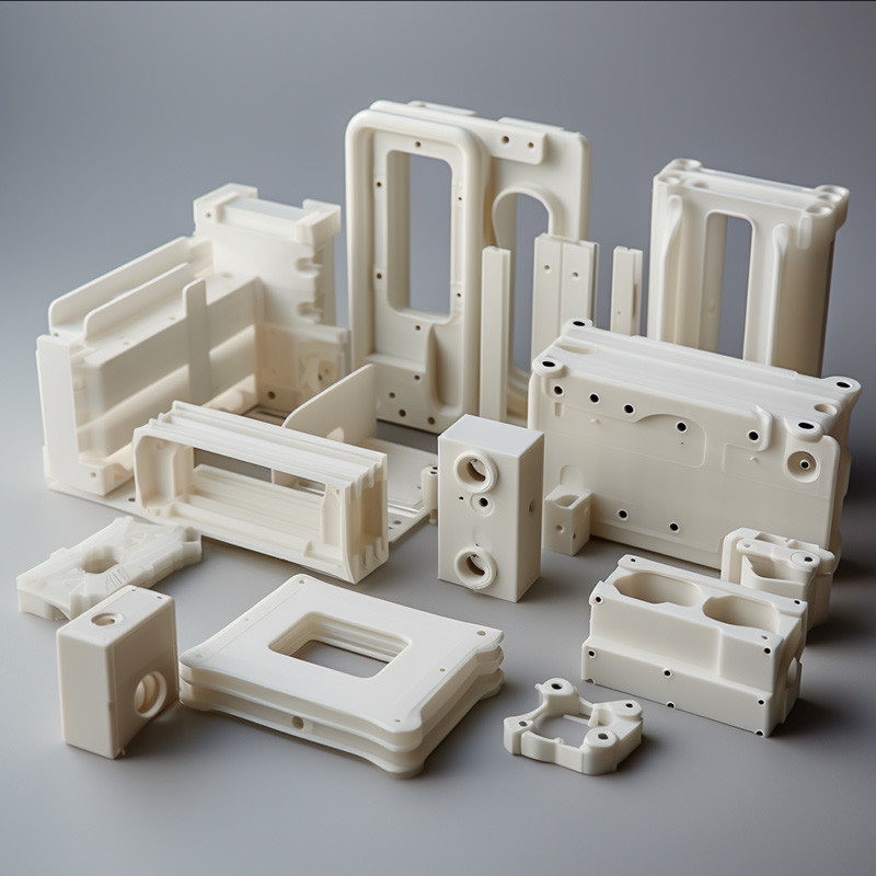 Custom Precision CNC Machining Plastic Parts POM PET PVC Material