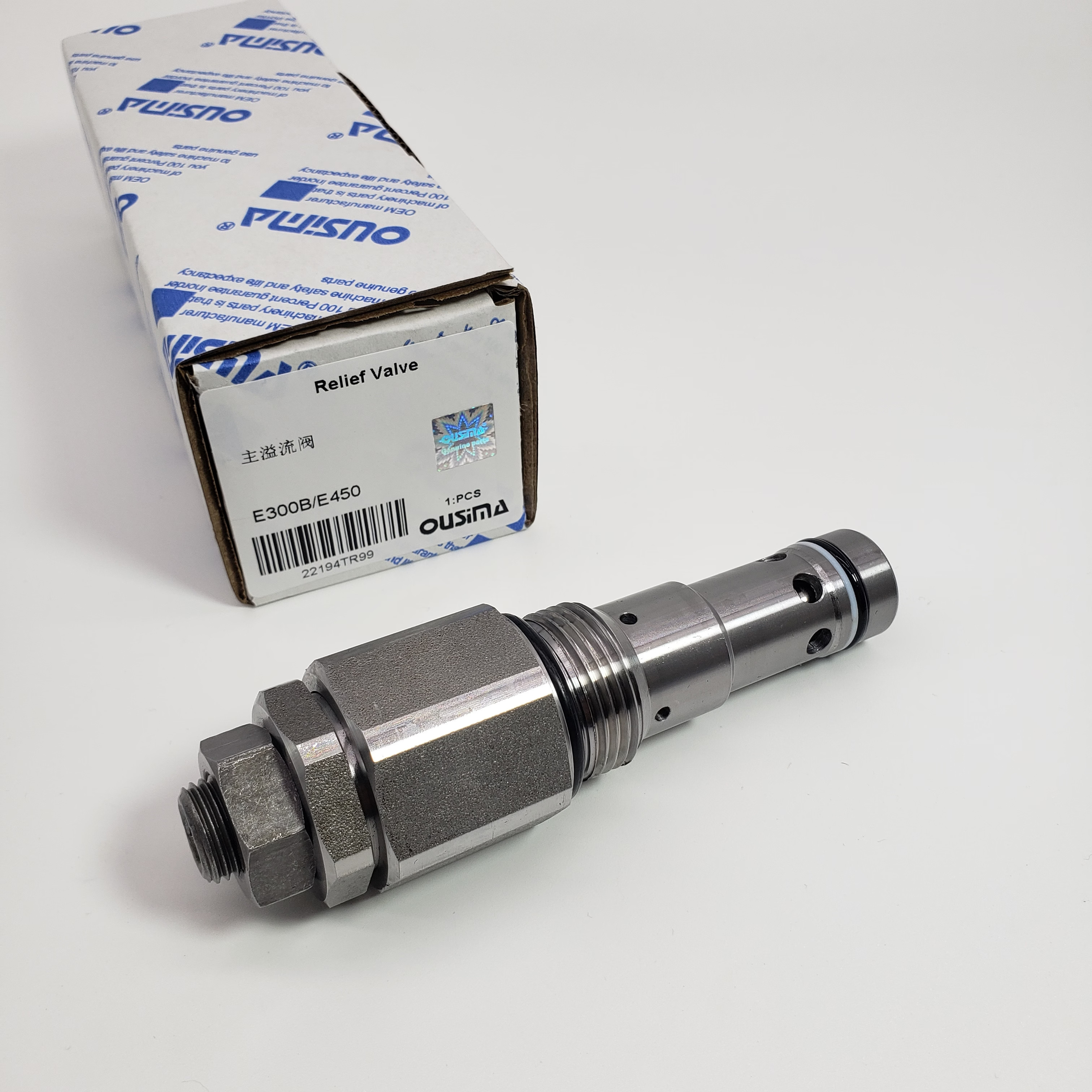 Hydraulic Main Relief Valve For Excavator E300B E450
