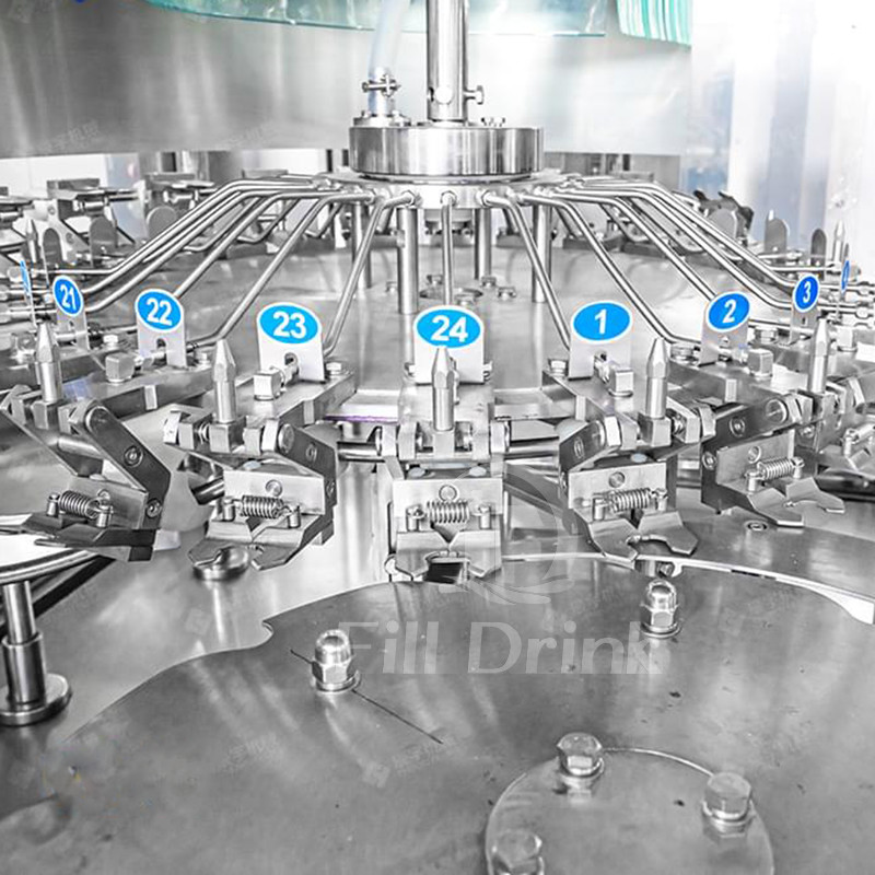 3 In 1 Glass Juice Bottle Filling Machine Small Juice Filling Machine with Aluminium Cap