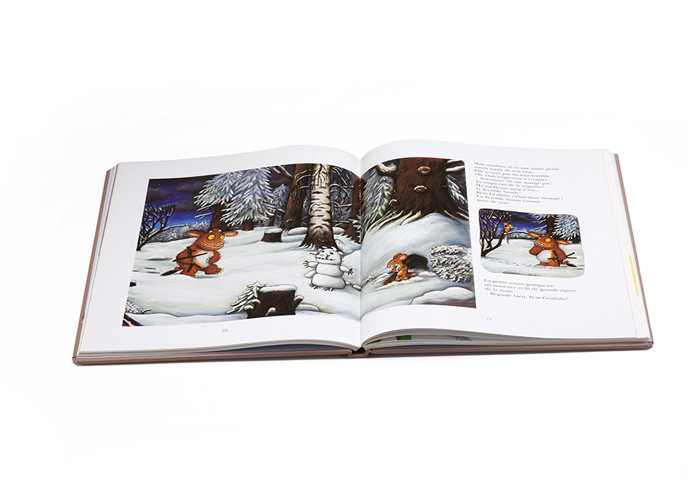 Delicate Hardcover Childrens Books , Print Children'S Book Inner Glossy Art Paper