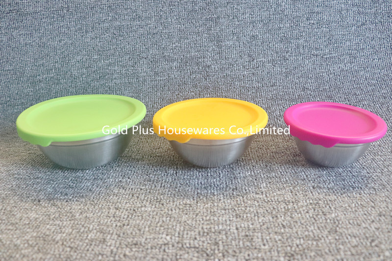 6pcs Big Capacity Stainless Steel Kitchen Mixing Bowl Set Non Toxic