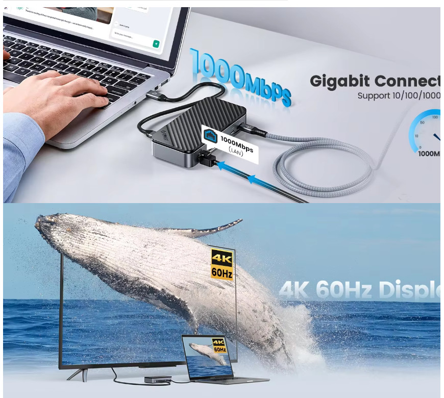 Displaylink Usb 3.0 Docking Station Enclousure Of NVMe NGFF SSDs Windows Mac Chrome OS