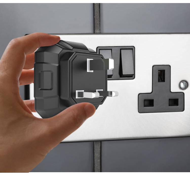 HT105 GFCI RCD Plug Socket Tester Black Color For Home Renovation Socket Check