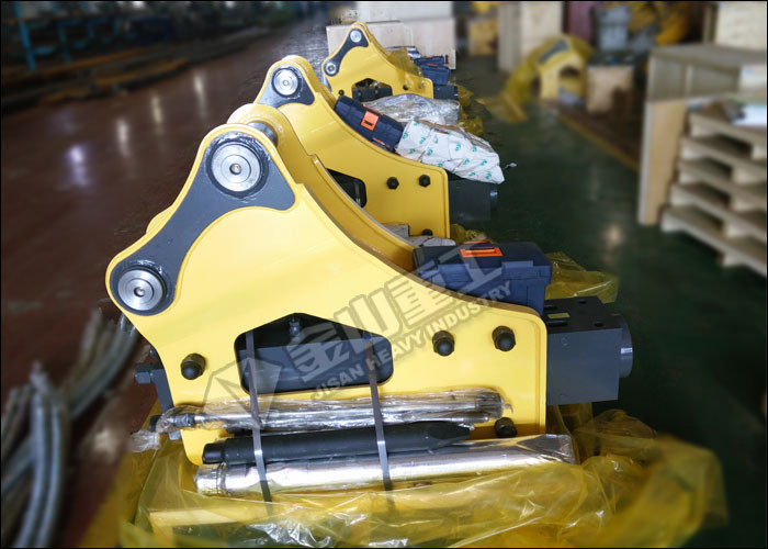 Krupp Side Type Hydraulic Rock Breaker Hammer For 10-16 Ton Sany Excavator