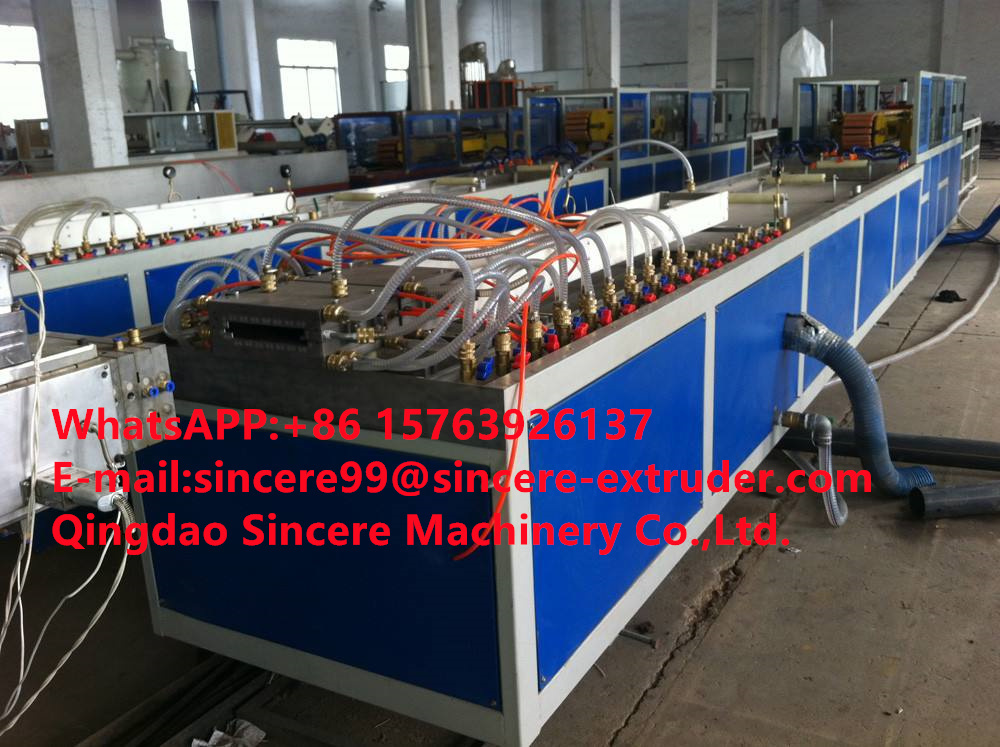 Small PVC Profile Extruder Machine Production Line PE PP Window Profile Extrusion Line
