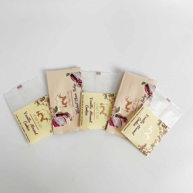 Back Sealed Smell Proof Snack Packaging Bags Sachet Soap Packaging